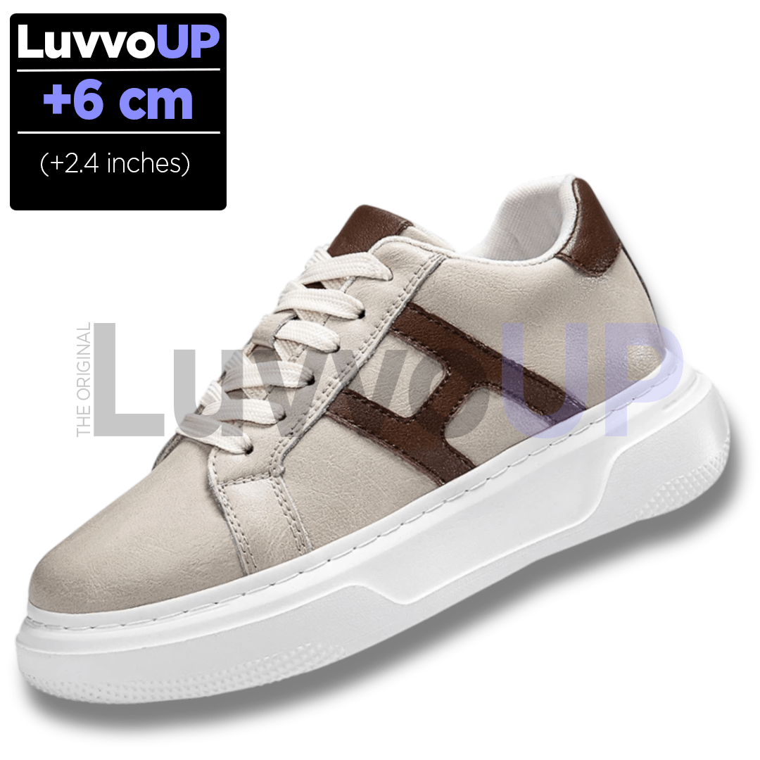 Get Luvvo Height-Increasing Shoes Beige / (2.4 inches - 6 cm) / 5.5 LuvvoUP DOROFT Height-Boosting Sneaker