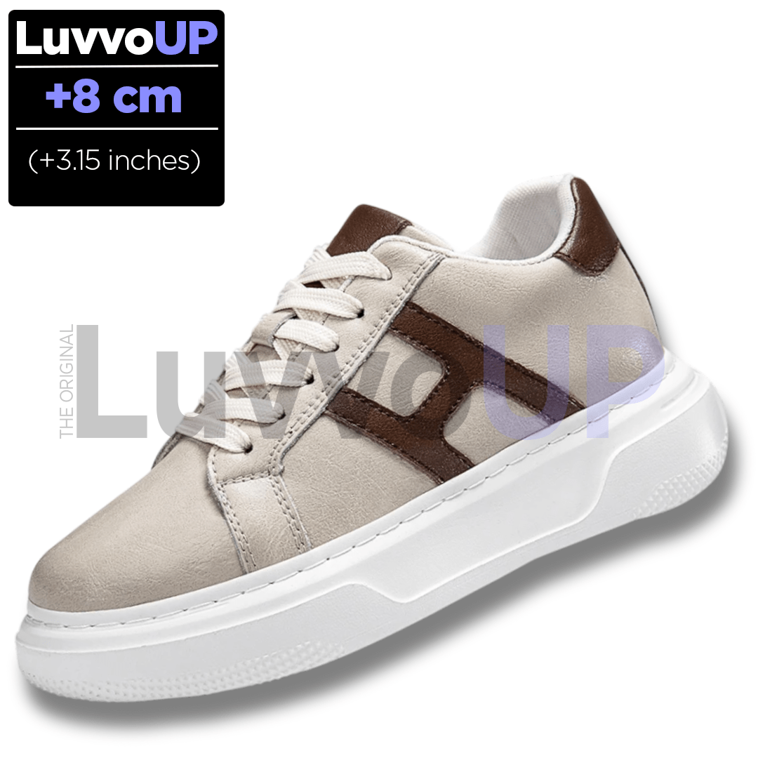 Get Luvvo Height-Increasing Shoes Beige / (3.15 inches - 8 cm) / 5.5 LuvvoUP DOROFT Height-Boosting Sneaker