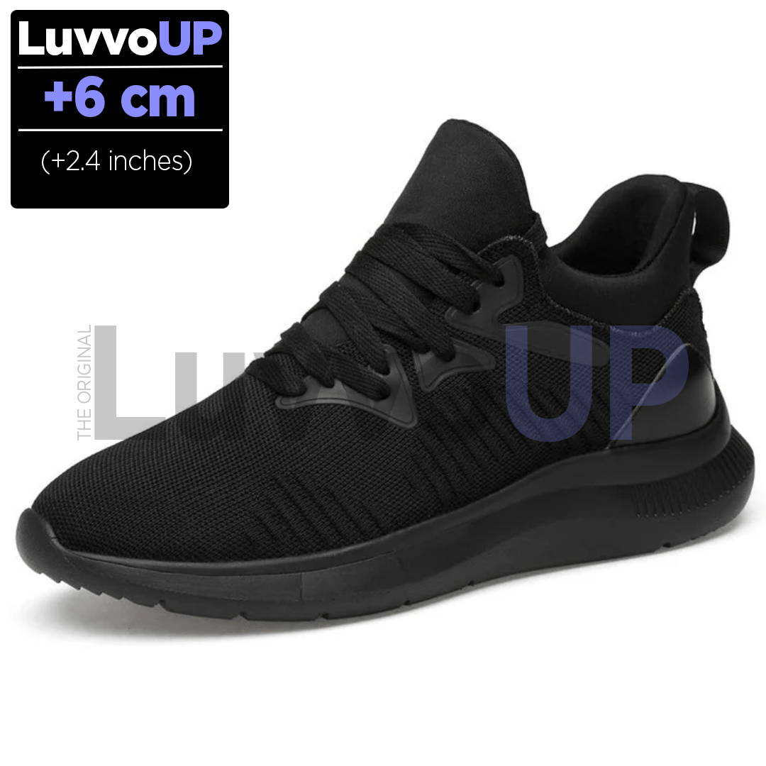 Get Luvvo Height-Increasing Shoes Black / (2.4 inches - 6 cm) / 5.5 LuvvoUP MAXUP Height-Boosting Sport Shoes