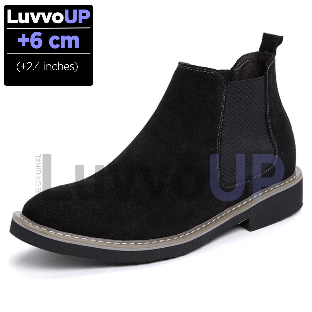 Get Luvvo Height-Increasing Shoes Black / (2.4 inches - 6 cm) / 5.5 LuvvoUP MIDNIGHT Height-Boosting Boots