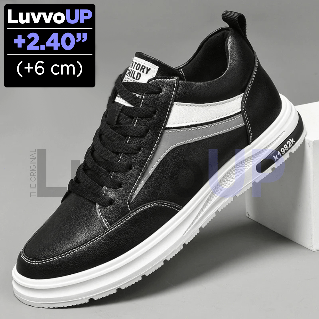 Get Luvvo Height-Increasing Shoes Black / (2.4 inches - 6 cm) / 5.5 LuvvoUP PRIME Height-Boosting Sneaker