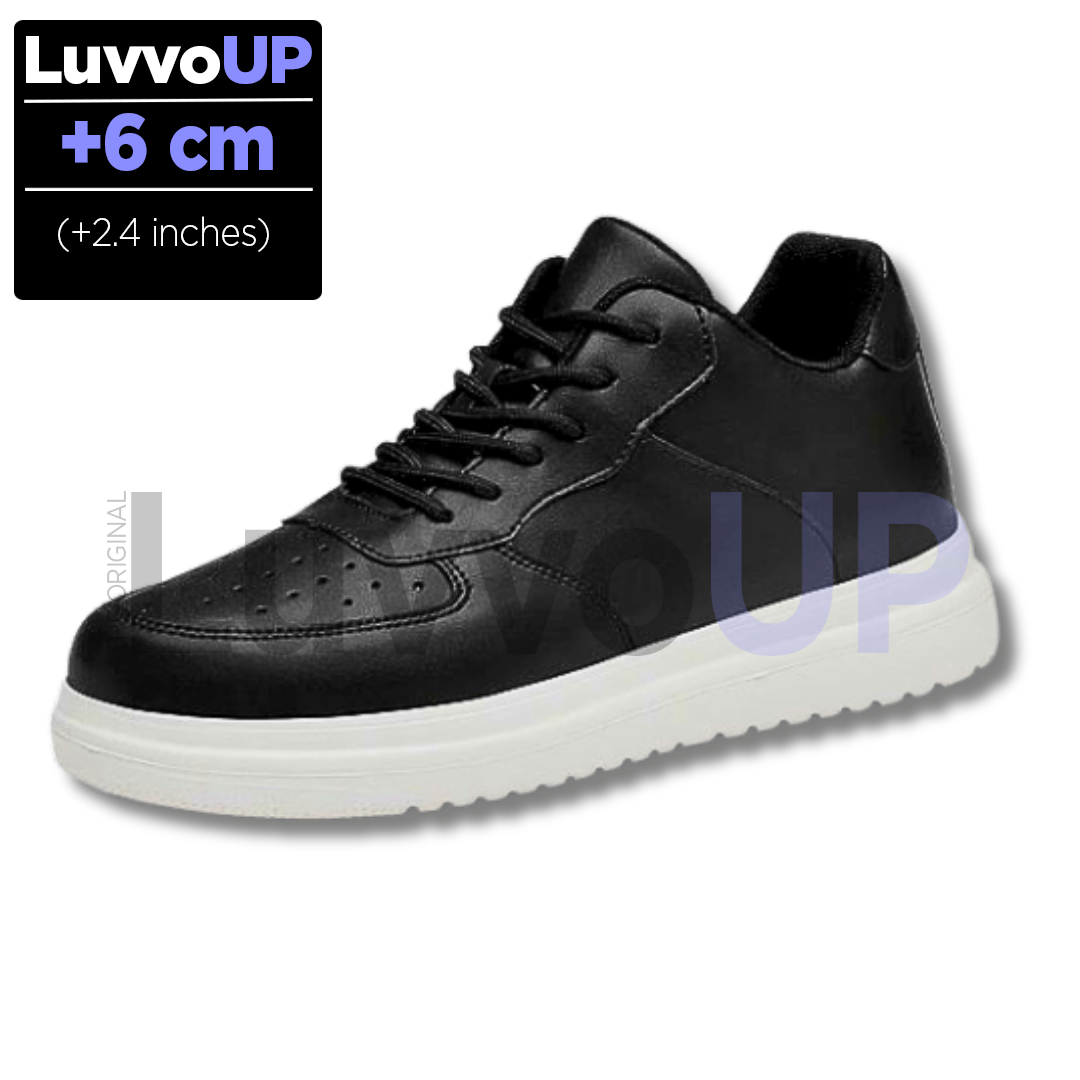Get Luvvo Height-Increasing Shoes Black / (2.4 inches - 6 cm) / 5.5 LuvvoUP UPRA Height-Boosting Sneaker