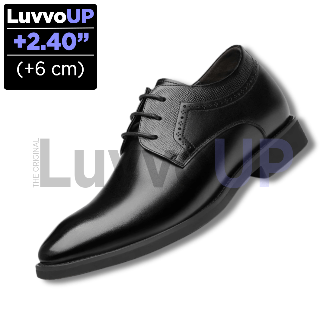 Get Luvvo Height-Increasing Shoes Black / (2.4 inches - 6 cm) / 5.5 LuvvoUP ZERTIC Formal Height-Boosting Shoes