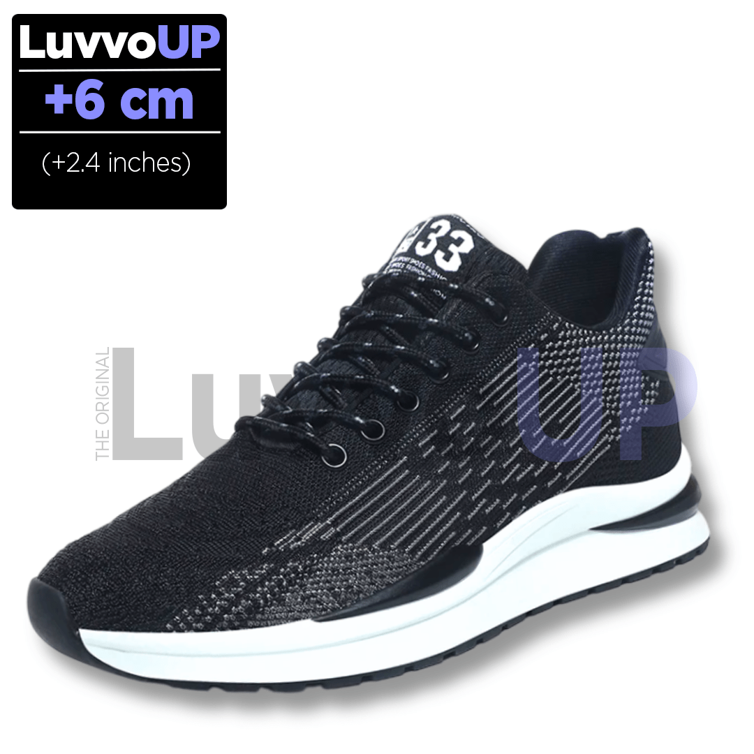 Get Luvvo Height-Increasing Shoes Black / (2.4 inches - 6 cm) / 5 LuvvoUP MAGNIVO Height-Boosting Sport Shoes