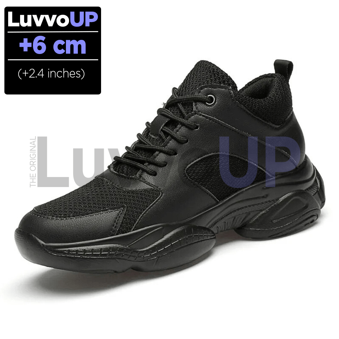 Get Luvvo Height-Increasing Shoes Black / (2.4 inches - 6 cm) / 5 LuvvoUP RISEEK Height-Boosting Sport Shoes