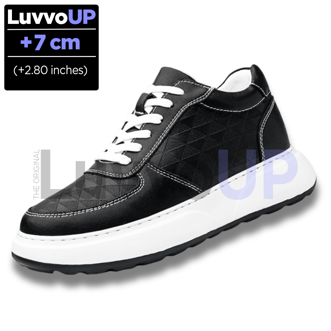 Get Luvvo Height-Increasing Shoes Black / (2.8 inches / 7 cm) / 5.5 LuvvoUP LEVANTI Height-Boosting Sneaker