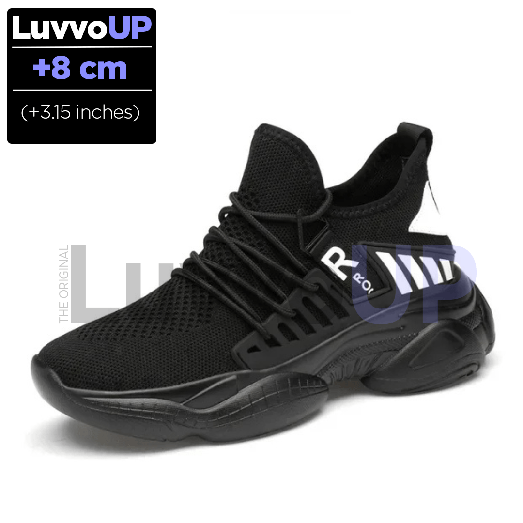 Get Luvvo Height-Increasing Shoes Black / (3.15 inches - 8 cm) / 5.5 LuvvoUP METRIK Height-Boosting Sport Shoes