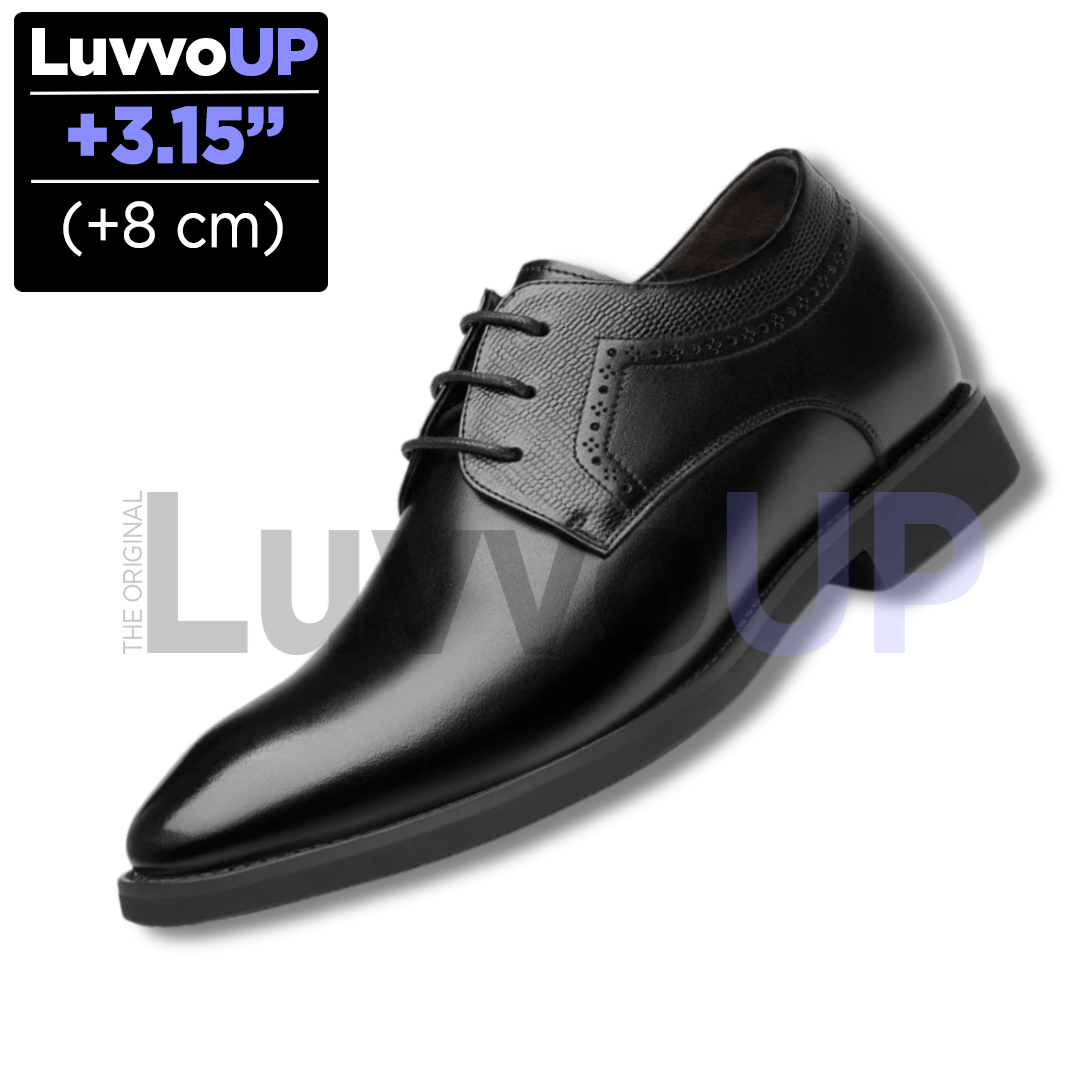 Get Luvvo Height-Increasing Shoes Black / (3.15 inches - 8 cm) / 5.5 LuvvoUP ZERTIC Formal Height-Boosting Shoes