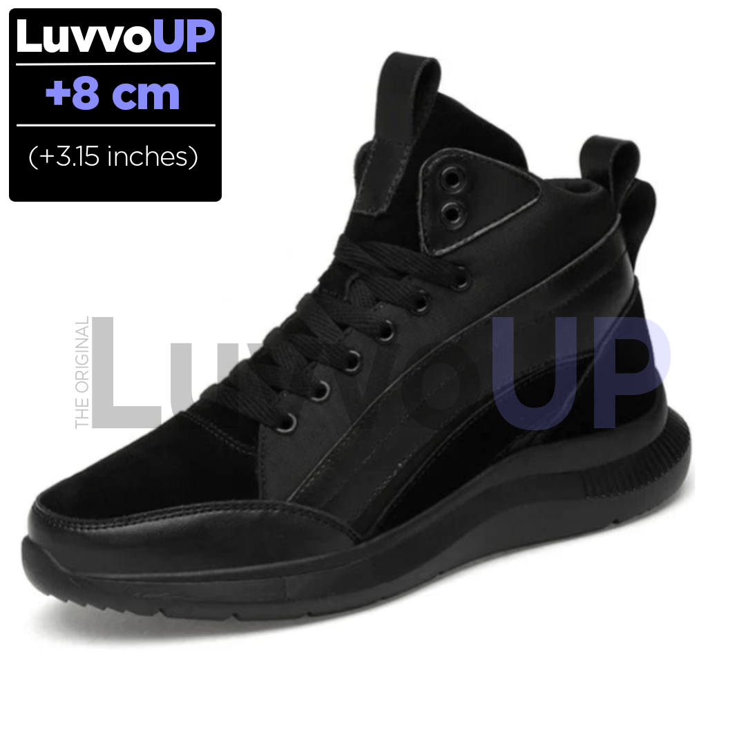 Get Luvvo Height-Increasing Shoes Black / (3.15 inches - 8 cm) / 5 LuvvoUP STEPGO Height-Boosting Boots