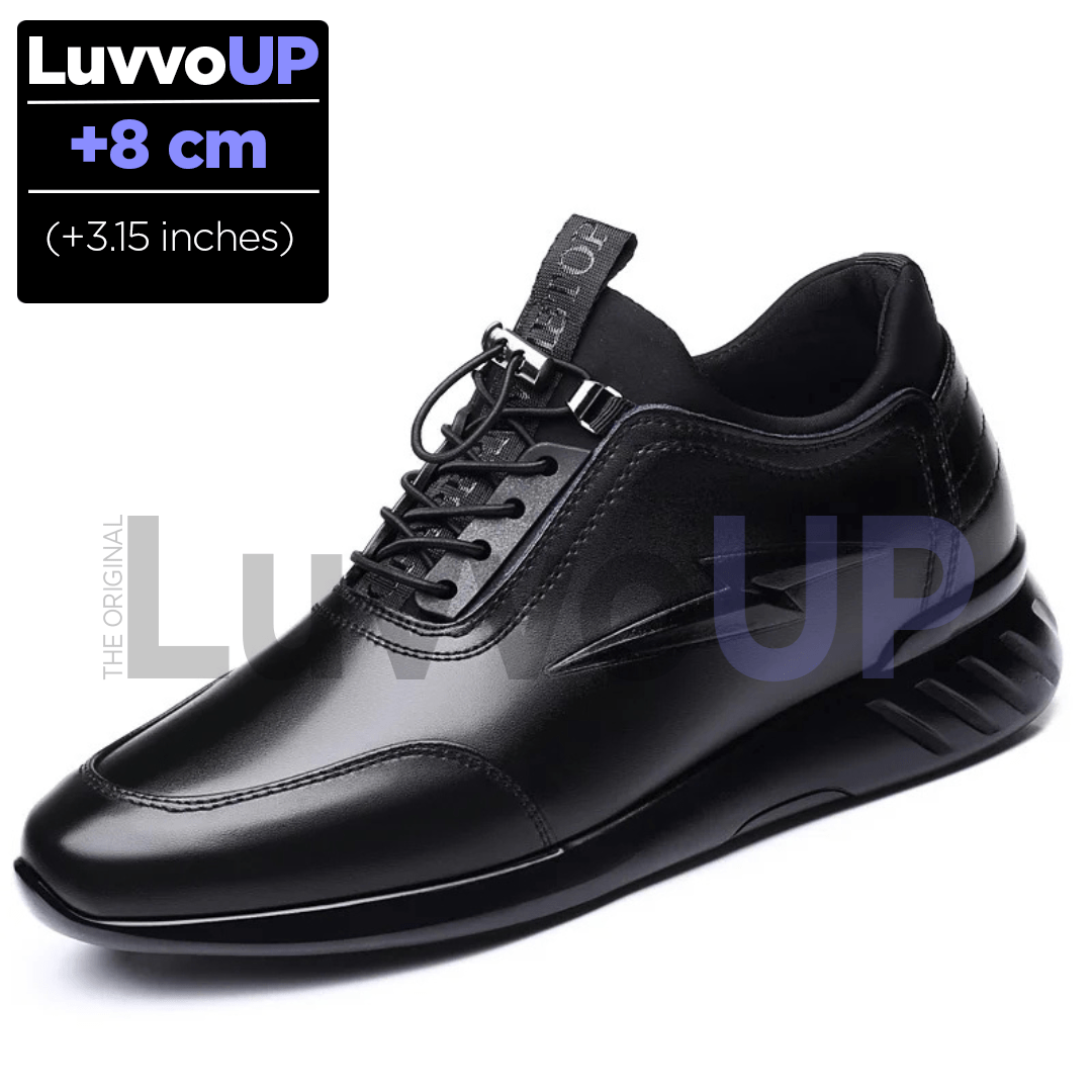Get Luvvo Height-Increasing Shoes Black / (3.15 inches - 8 cm) / 6 LuvvoUP BOLDEN Height-Boosting Shoes