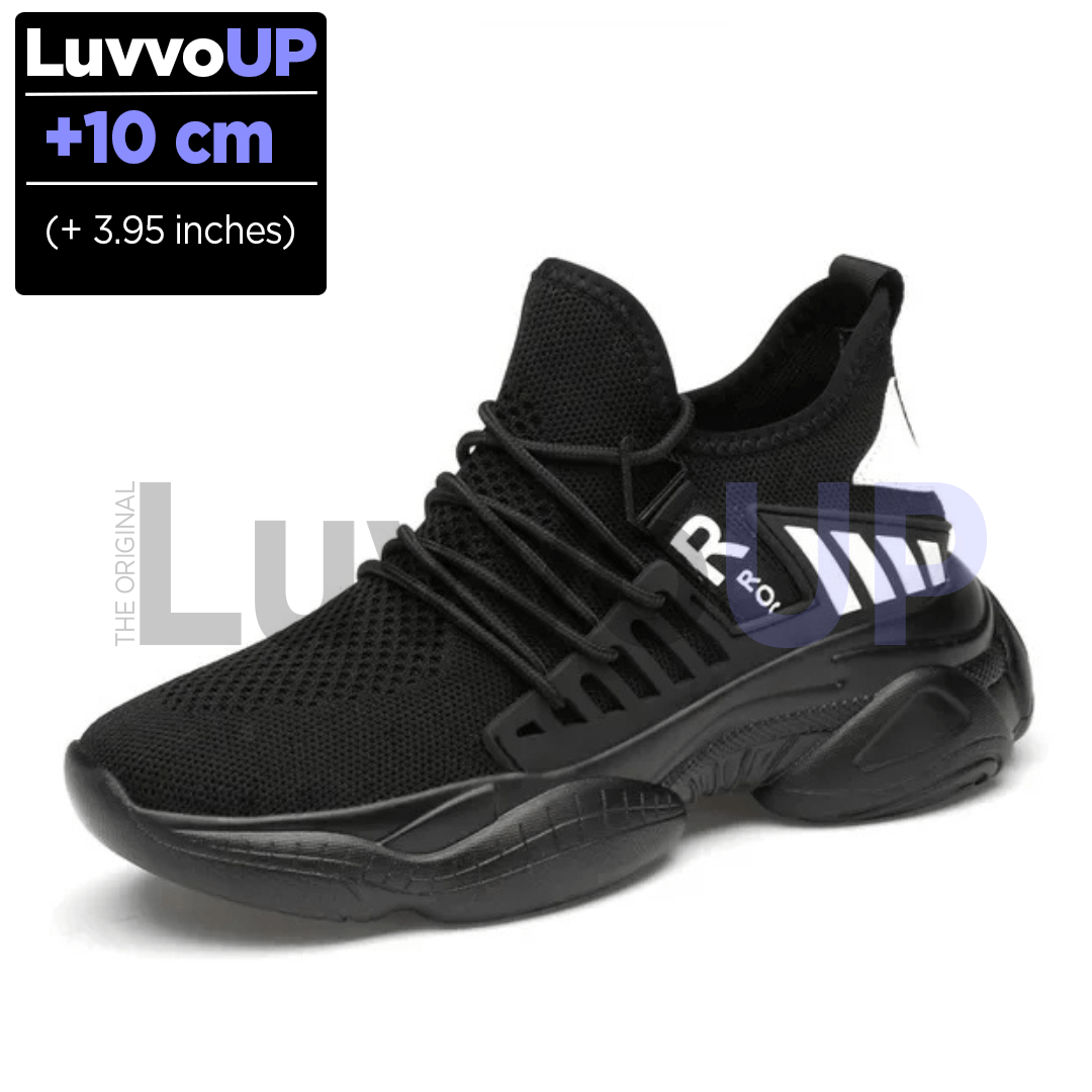 Get Luvvo Height-Increasing Shoes Black / (3.95 inches - 10 cm) / 5.5 LuvvoUP METRIK Height-Boosting Sport Shoes