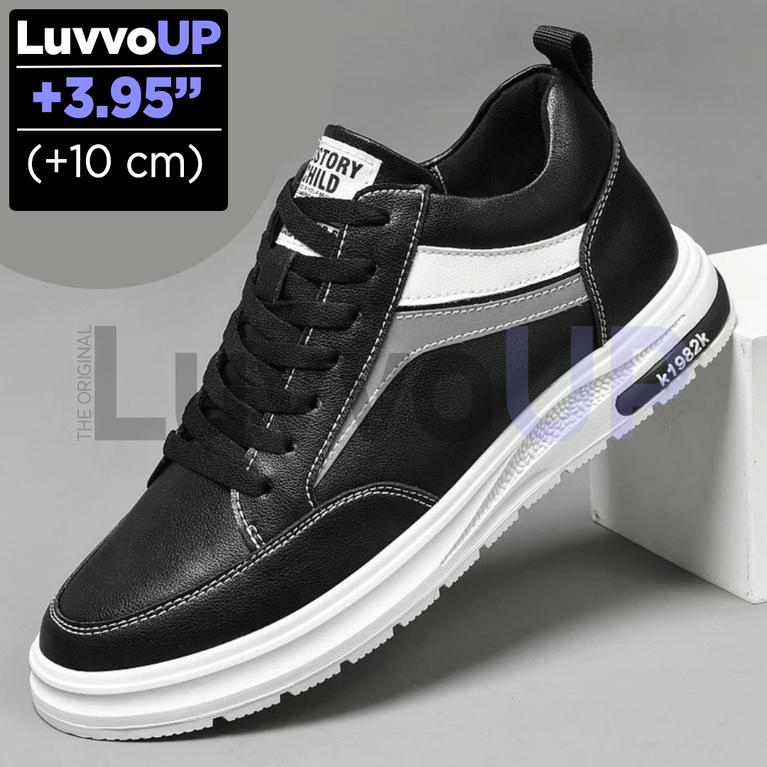 Get Luvvo Height-Increasing Shoes Black / (3.95 inches - 10 cm) / 5.5 LuvvoUP PRIME Height-Boosting Sneaker