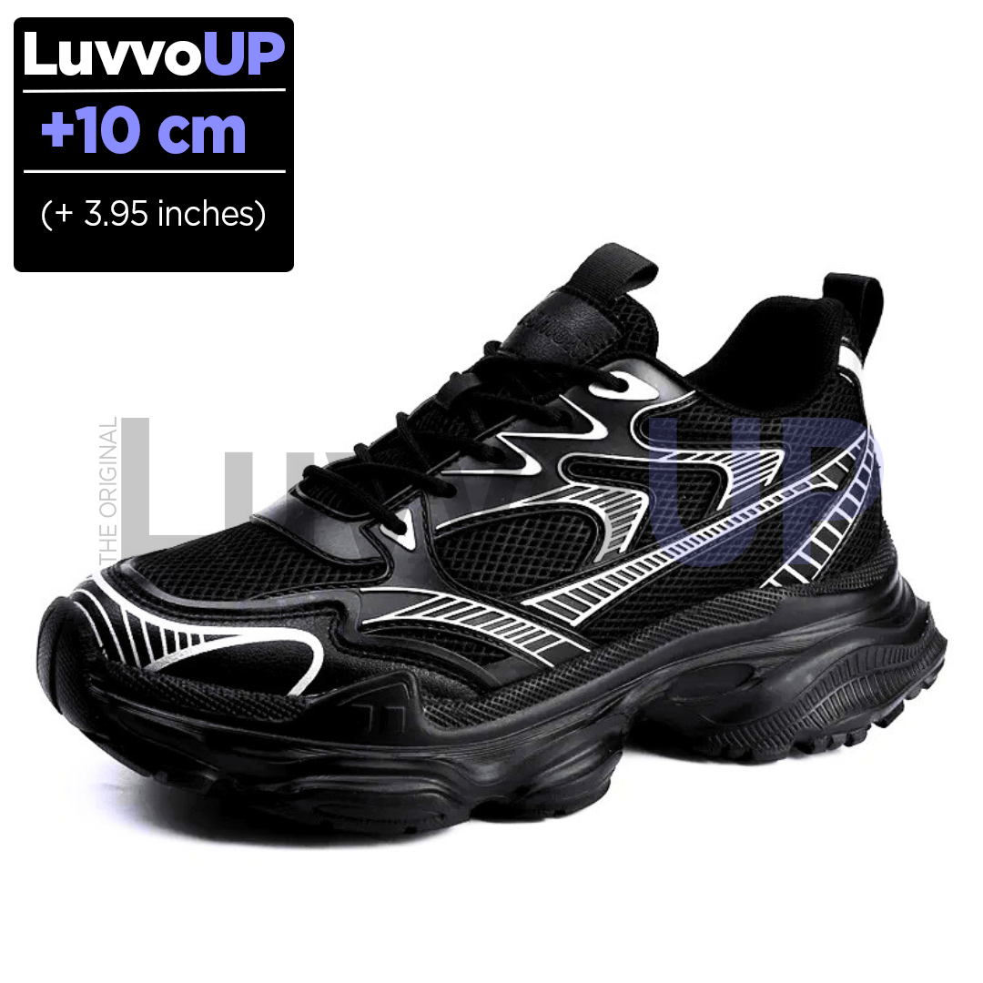 Get Luvvo Height-Increasing Shoes Black / (3.95 inches - 10 cm) / 5.5 LuvvoUP SKYLEV Height-Boosting Sport Shoes