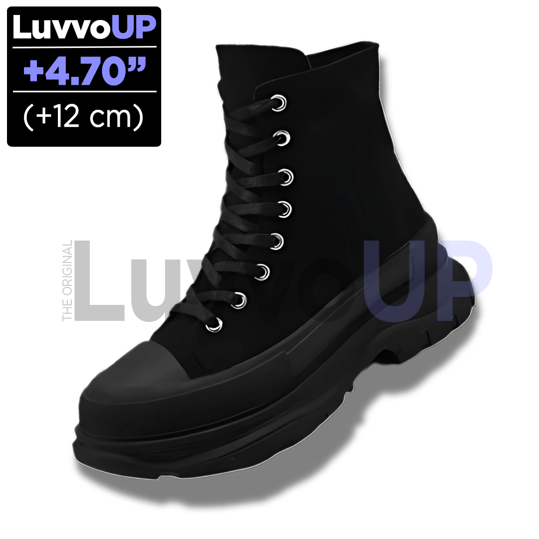 Get Luvvo Height-Increasing Shoes Black / (4.7 inches - 12 cm) / 6 LuvvoUP PROWA Height-Boosting Boots