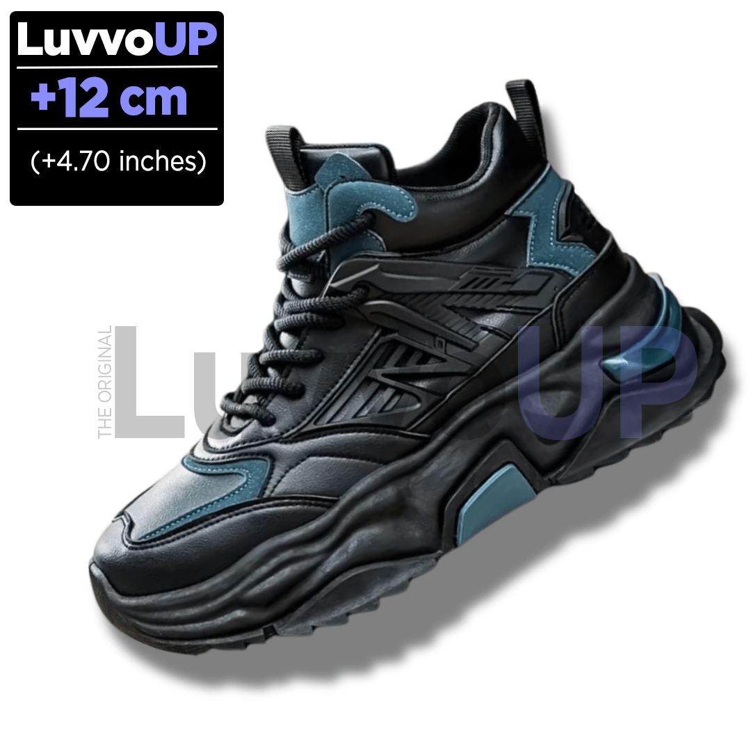 Get Luvvo Height-Increasing Shoes Black&Blue / (4.70 inches - 12 cm) / 6 LuvvoUP TALLIN Height-Boosting Sport Shoes