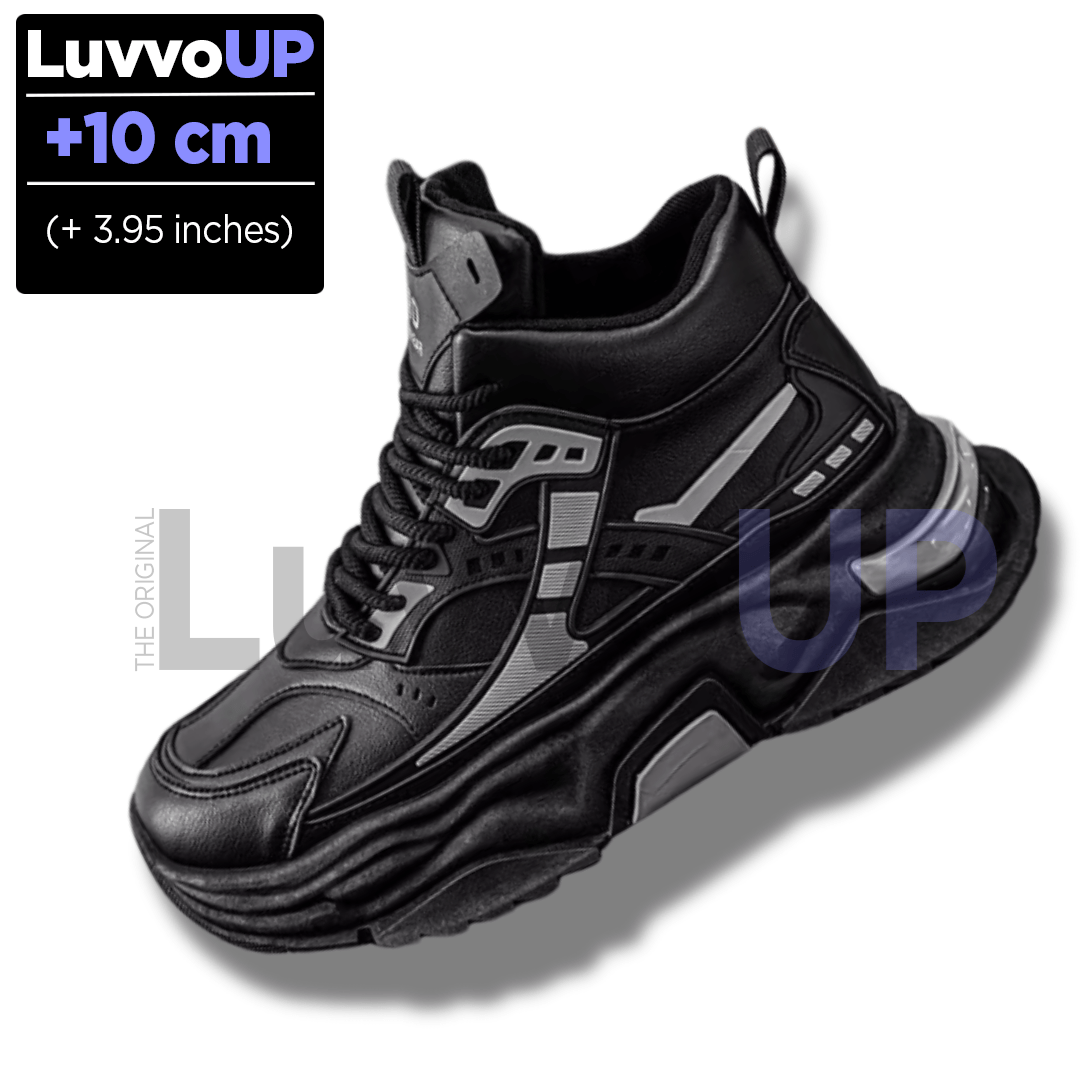 Get Luvvo Height-Increasing Shoes Black&Gray / (3.95 inches - 10 cm) / 6 LuvvoUP TALLIN Height-Boosting Sport Shoes