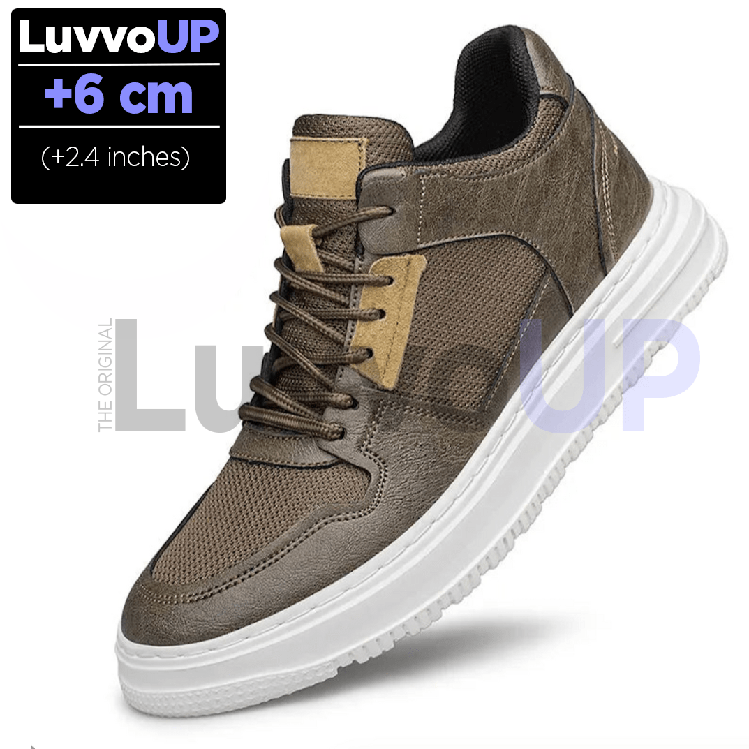 Get Luvvo Height-Increasing Shoes Brown / (2.4 inches - 6 cm) / 5.5 LuvvoUP HIVOR Casual Height-Boosting Shoes