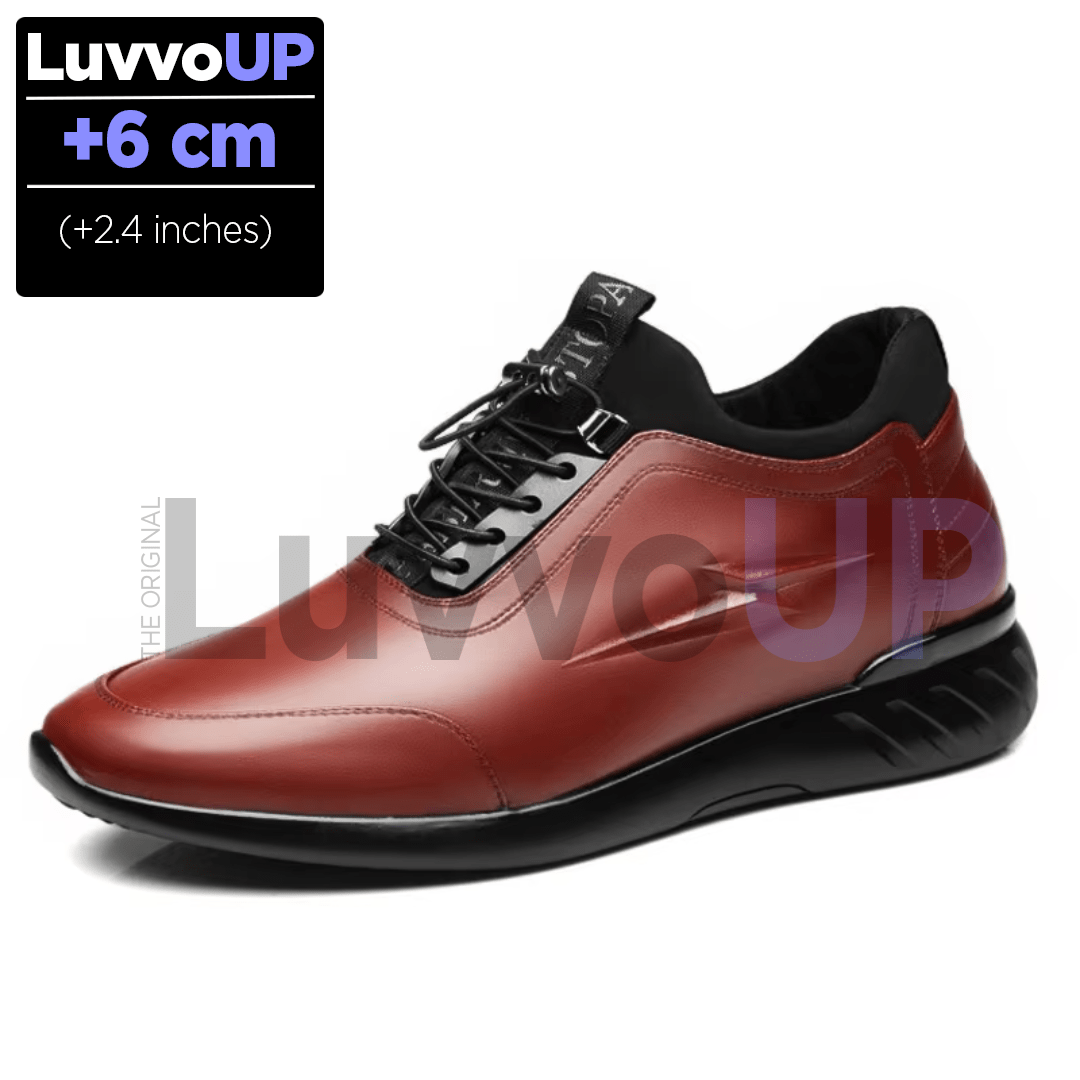 Get Luvvo Height-Increasing Shoes Brown / (2.4 inches - 6 cm) / 6 LuvvoUP BOLDEN Height-Boosting Shoes