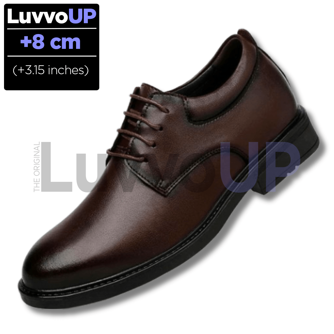 Get Luvvo Height-Increasing Shoes Brown / (3.15 inches - 8 cm) / 5 LuvvoUP FORMAL Height-Boosting Shoes