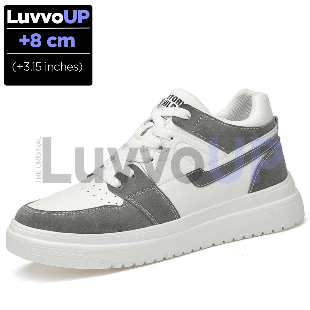 Get Luvvo Height-Increasing Shoes Dark Gray / (3.15 inches - 8 cm) / 5 LuvvoUP VERTO Height-Boosting Sneaker