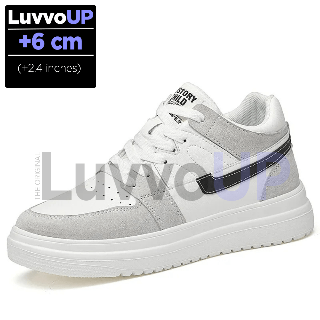 Get Luvvo Height-Increasing Shoes Gray / (2.4 inches - 6 cm) / 5 LuvvoUP VERTO Height-Boosting Sneaker