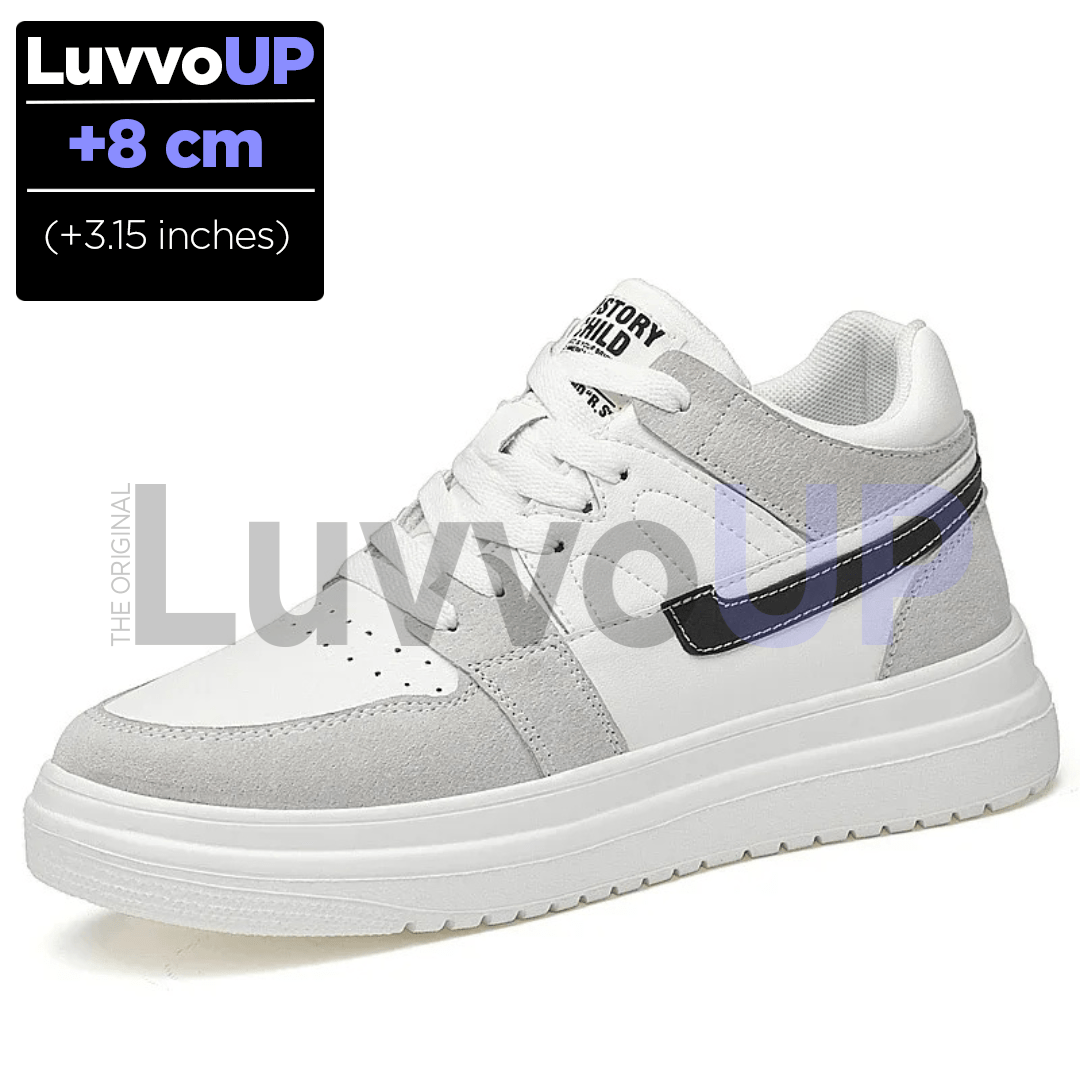 Get Luvvo Height-Increasing Shoes Gray / (3.15 inches - 8 cm) / 5 LuvvoUP VERTO Height-Boosting Sneaker