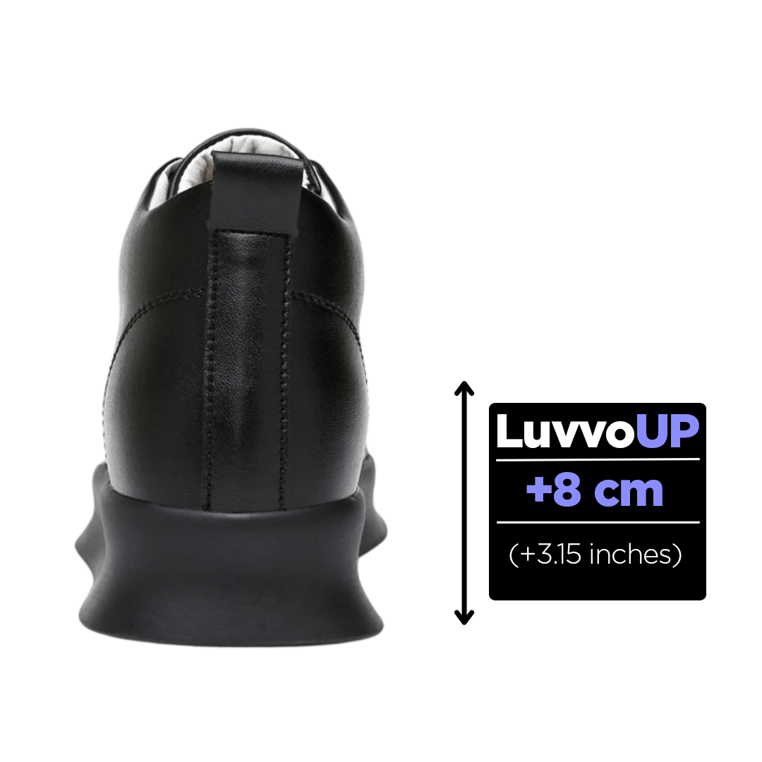Get Luvvo Height-Increasing Shoes LuvvoUP ACHILLES Height-Boosting Leather Boots
