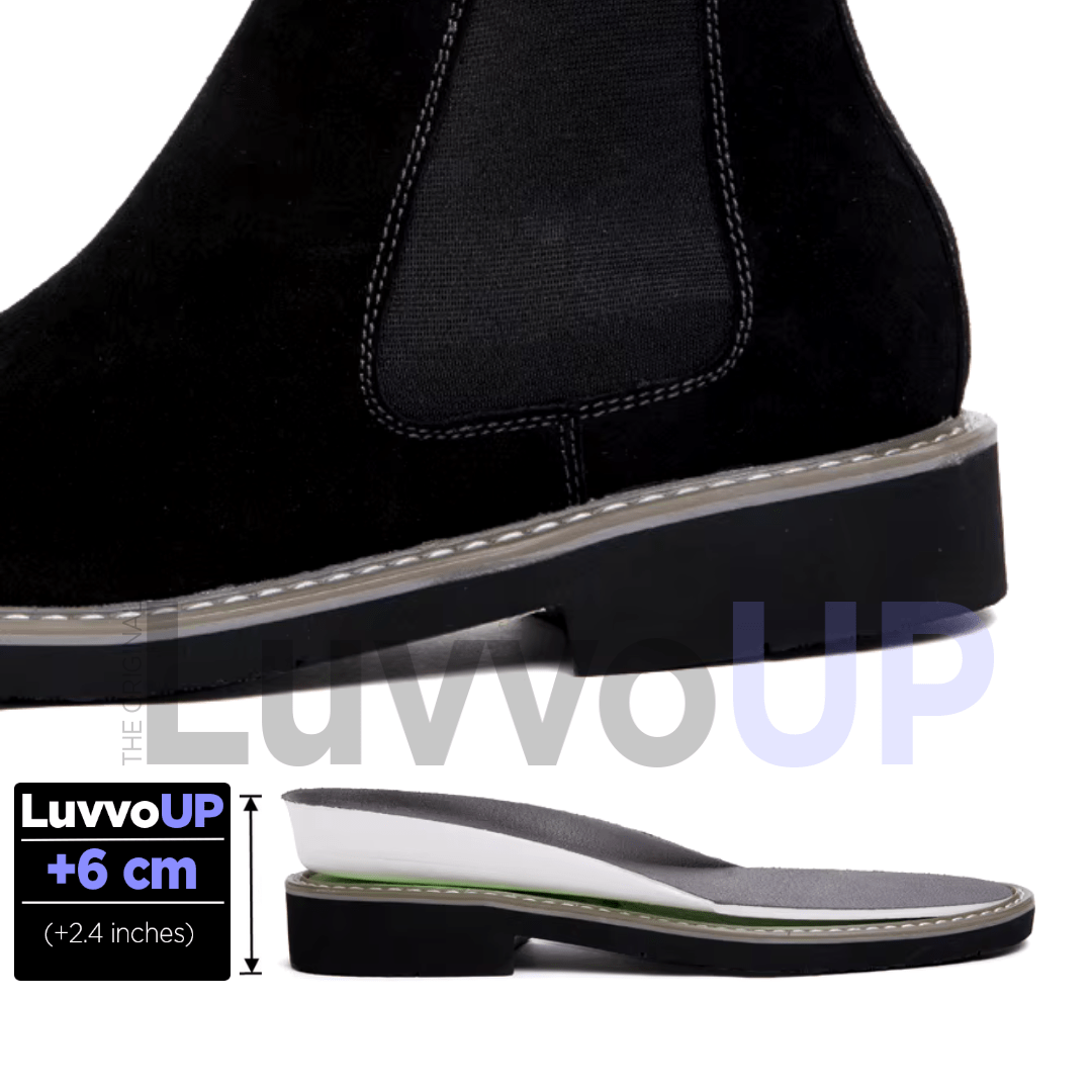 Get Luvvo Height-Increasing Shoes LuvvoUP MIDNIGHT Height-Boosting Boots