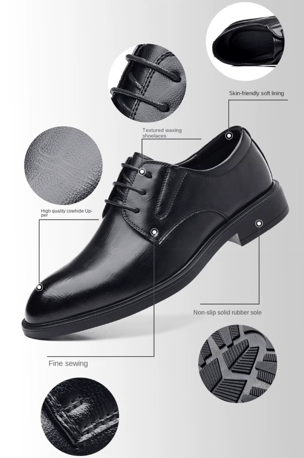 Get Luvvo Height-Increasing Shoes LuvvoUP OPTALL Formal Height-Boosting Shoes