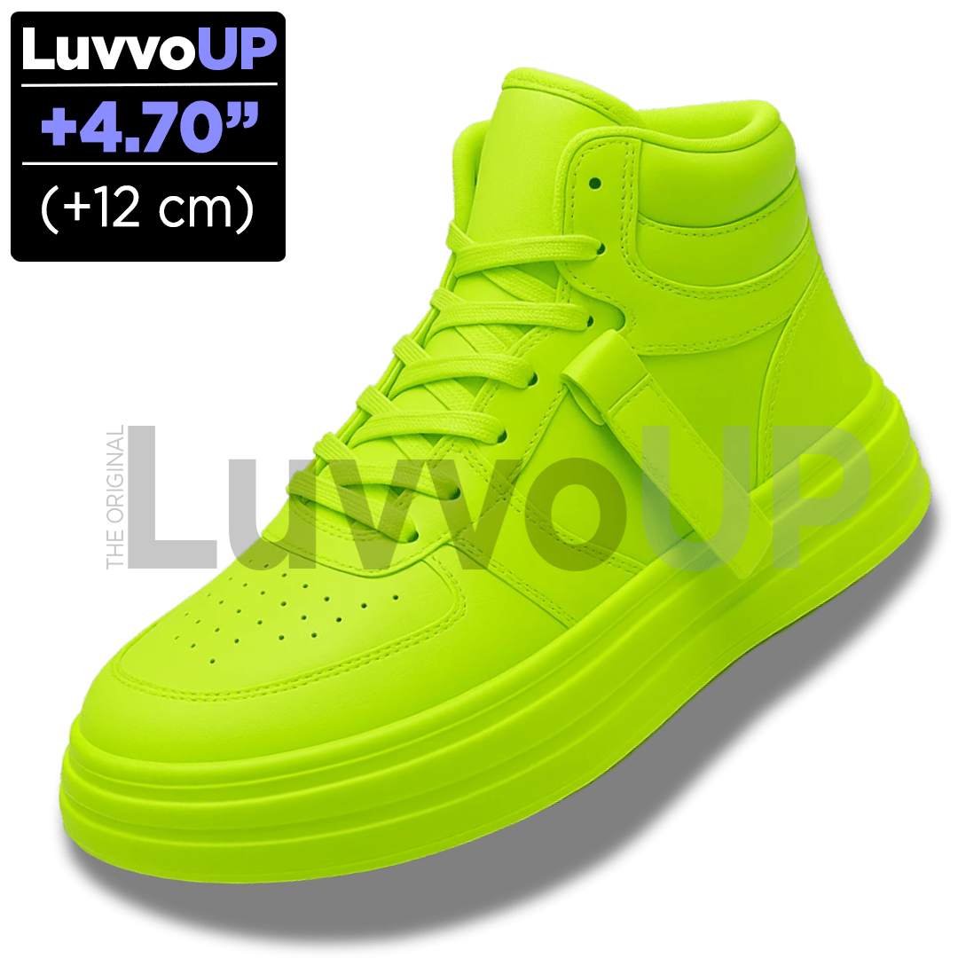 Get Luvvo Height-Increasing Shoes Neon / (4.7 inches - 12 cm) / 6 LuvvoUP ELEVAN Height-Boosting Shoes