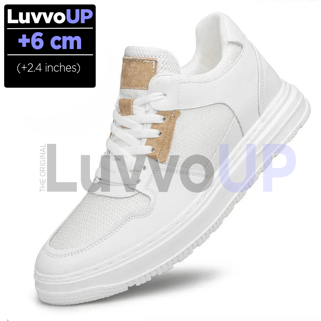 Get Luvvo Height-Increasing Shoes White / (2.4 inches - 6 cm) / 5.5 LuvvoUP HIVOR Casual Height-Boosting Shoes