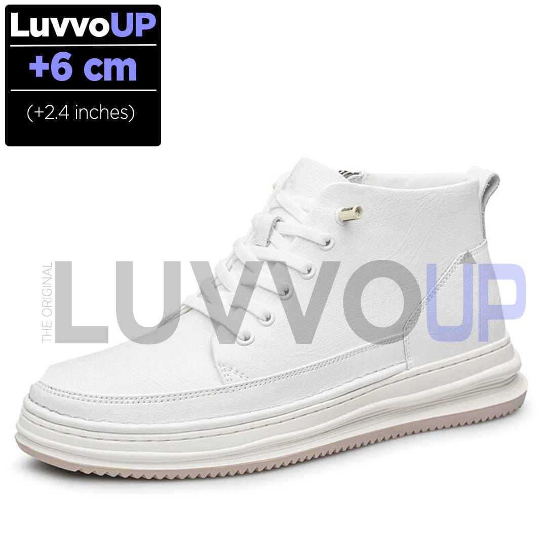 Get Luvvo Height-Increasing Shoes White / (2.4 inches - 6 cm) / 5.5 LuvvoUP PIONEER Height-Boosting Boot