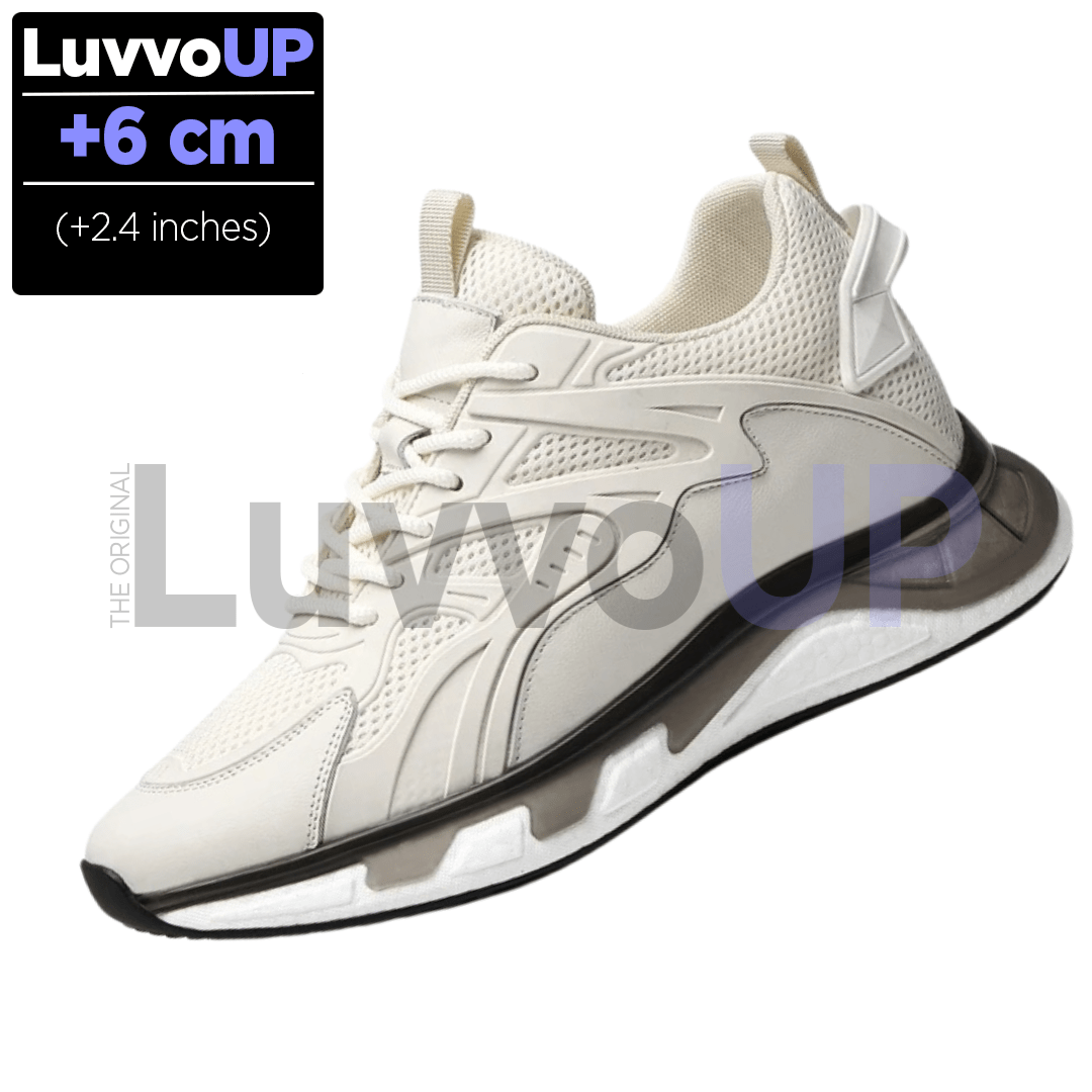 Get Luvvo Height-Increasing Shoes White  / (2.4 inches - 6 cm) / 5.5 LuvvoUP TALLARO Height-Boosting Sport Shoes