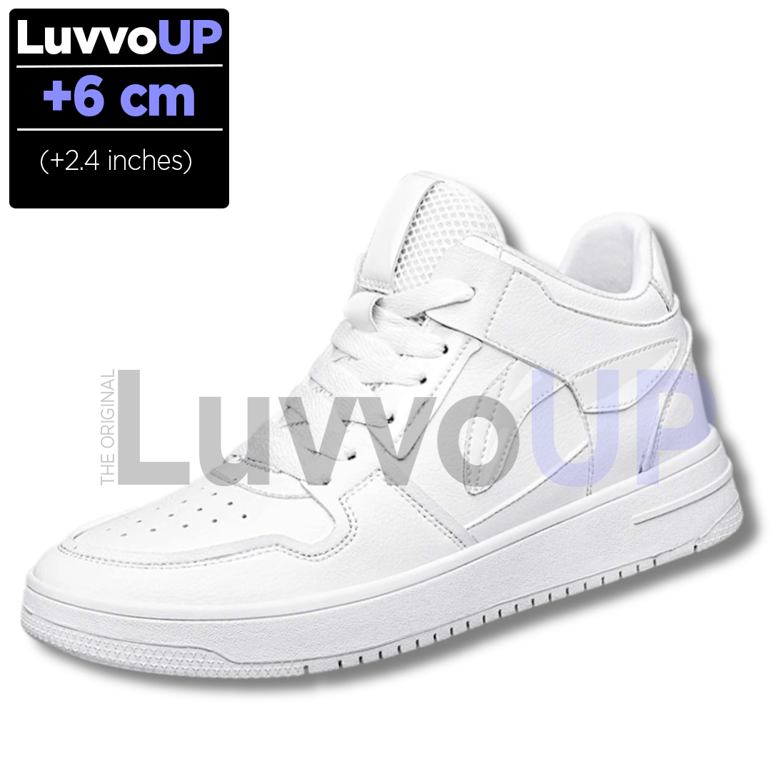 Get Luvvo Height-Increasing Shoes White / (2.4 inches - 6 cm) / 5 LuvvoUP PLUVO Height-Boosting Boots