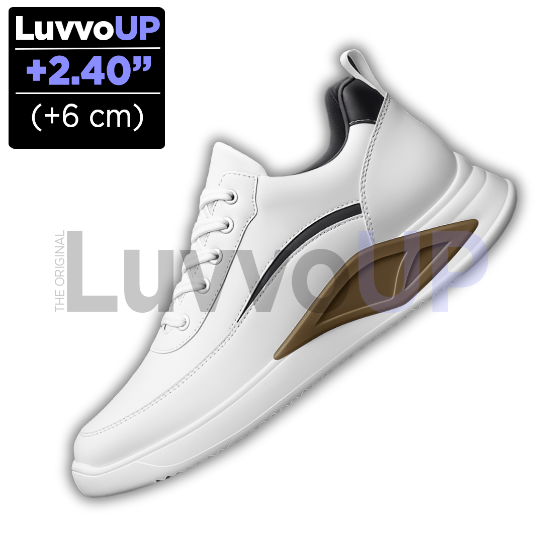 Get Luvvo Height-Increasing Shoes White / (2.4 inches - 6 cm) / 6 LuvvoUP RISEON Height-Boosting Shoes
