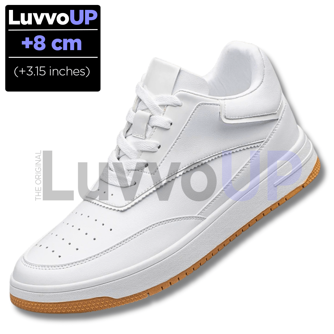 Get Luvvo Height-Increasing Shoes White / (3.15 inches - 8 cm) / 5 LuvvoUP EXALTO Height-Boosting Sneaker