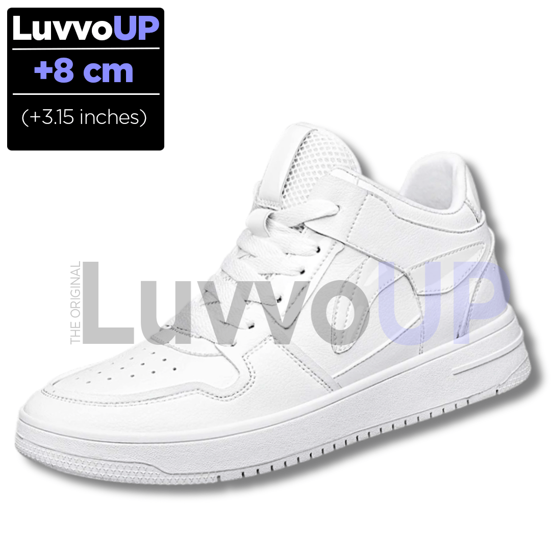 Get Luvvo Height-Increasing Shoes White / (3.15 inches - 8 cm) / 5 LuvvoUP PLUVO Height-Boosting Boots