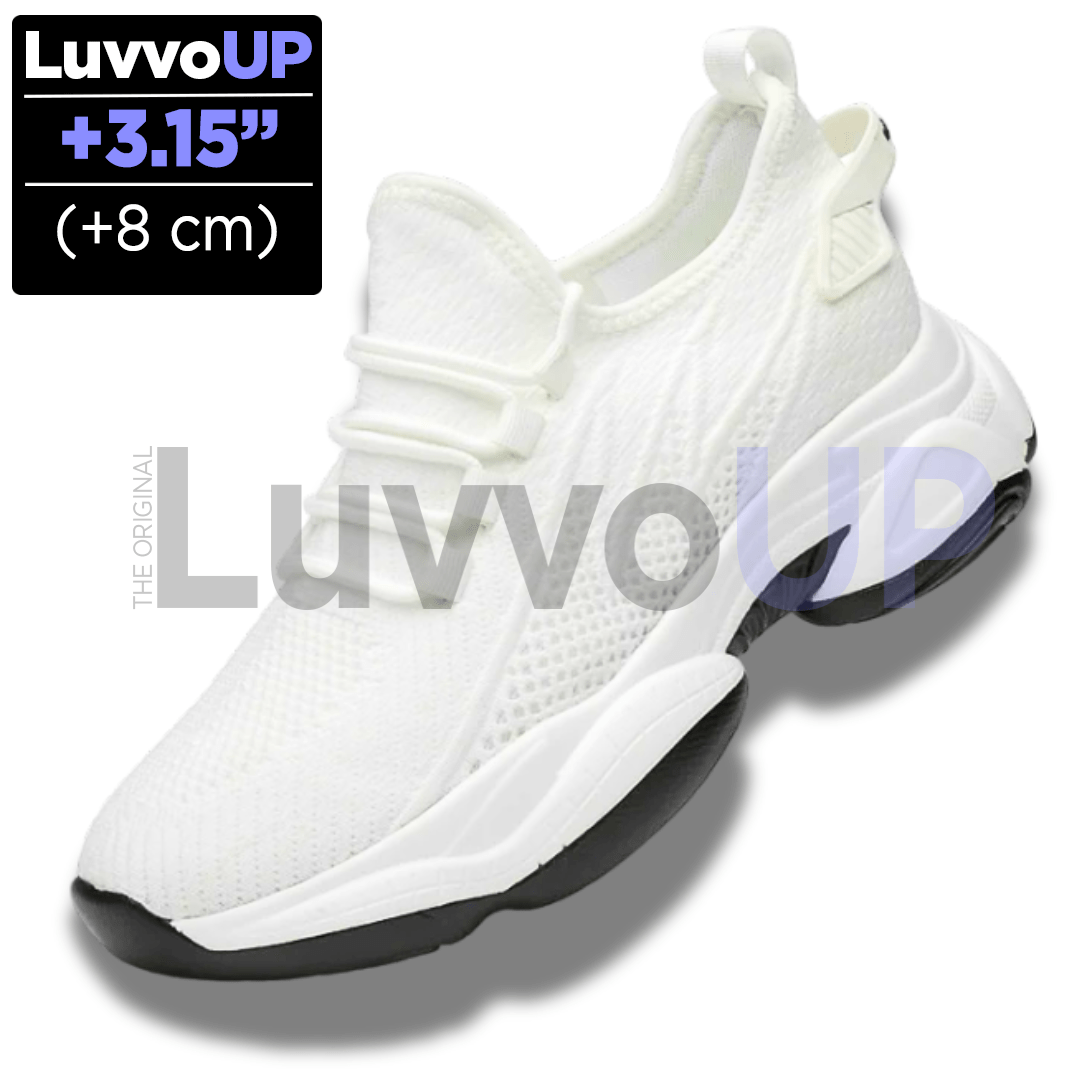 Get Luvvo Height-Increasing Shoes White / (3.15 inches - 8 cm) / 5 LuvvoUP UPLYN Height-Boosting Sport Shoes