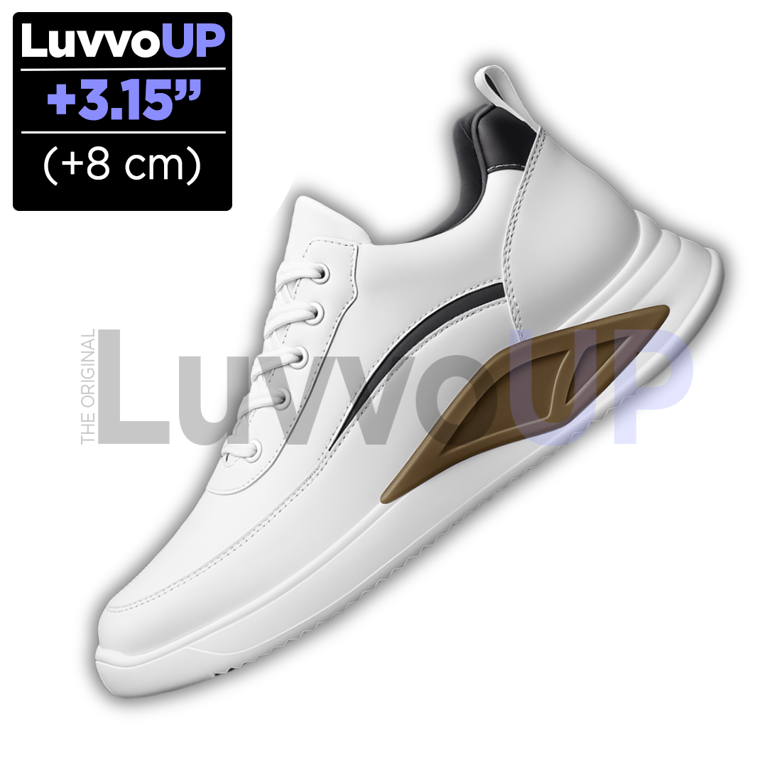 Get Luvvo Height-Increasing Shoes White / (3.15 inches - 8 cm) / 6 LuvvoUP RISEON Height-Boosting Shoes