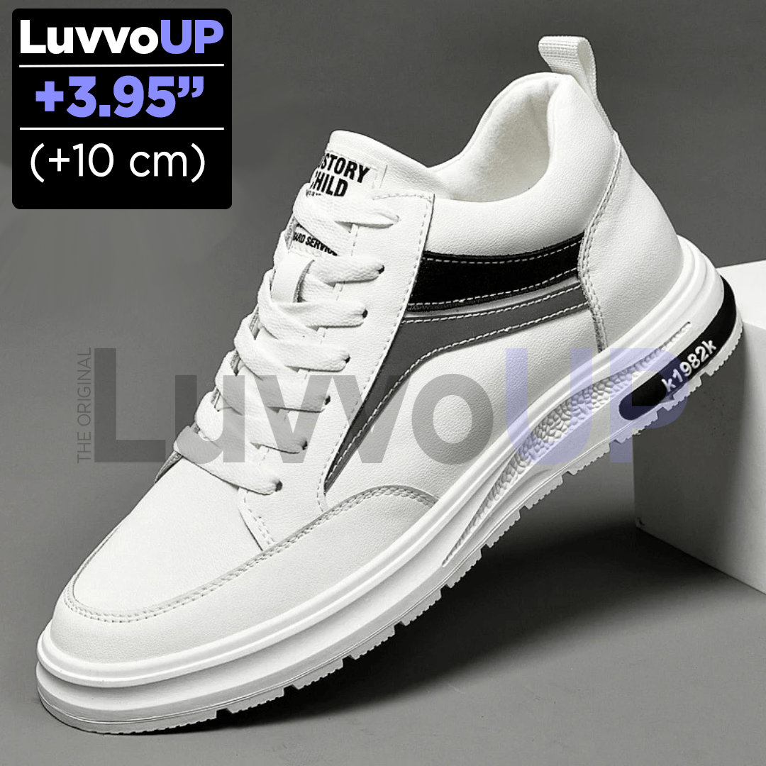 Get Luvvo Height-Increasing Shoes White / (3.95 inches - 10 cm) / 5.5 LuvvoUP PRIME Height-Boosting Sneaker