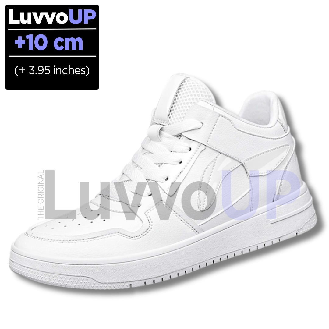 Get Luvvo Height-Increasing Shoes White / (3.95 inches - 10 cm) / 5 LuvvoUP PLUVO Height-Boosting Boots