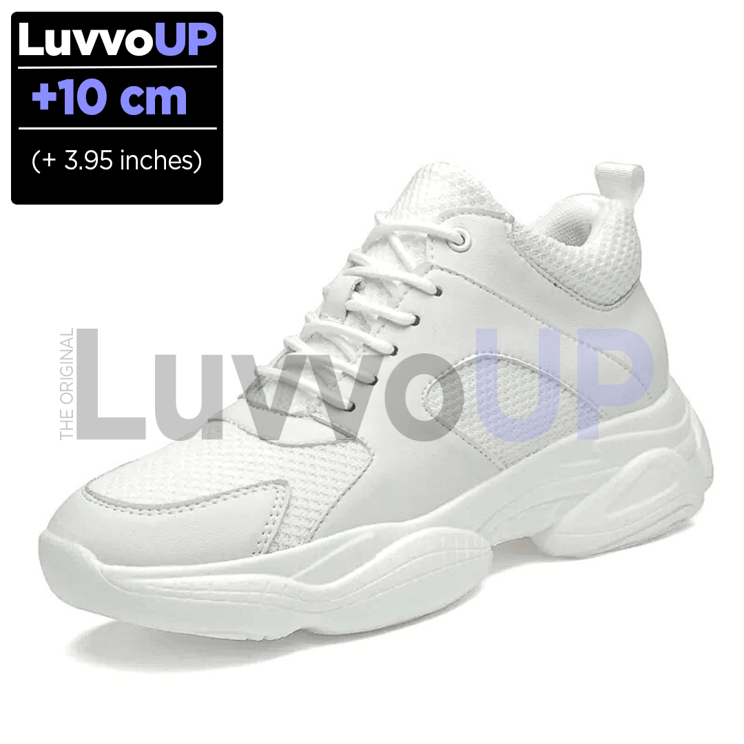 Get Luvvo Height-Increasing Shoes White / (3.95 inches - 10 cm) / 5 LuvvoUP RISEEK Height-Boosting Sport Shoes
