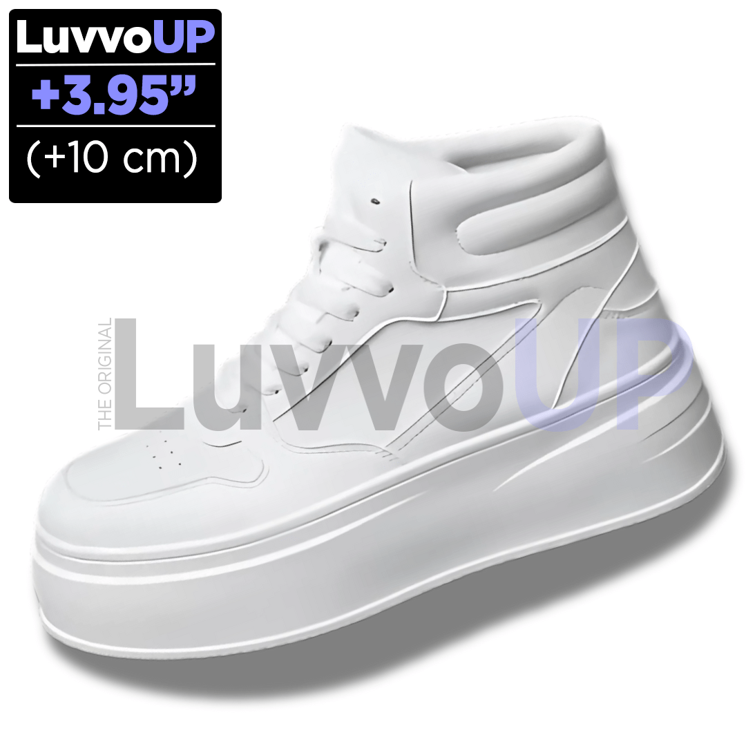 Get Luvvo Height-Increasing Shoes White  / (3.95 inches - 10 cm) / 6 LuvvoUP ELEVAN Height-Boosting Shoes