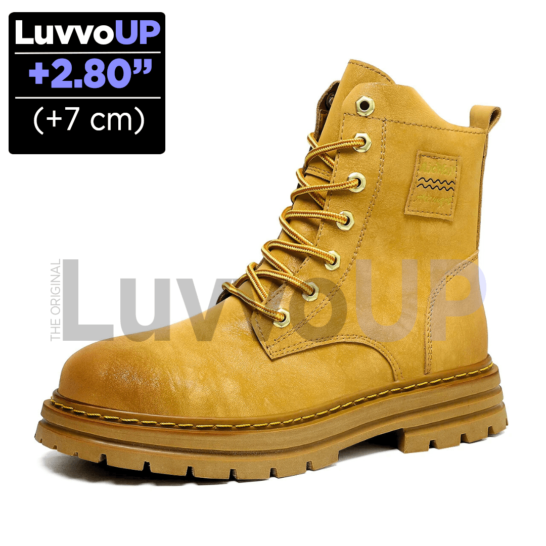 Get Luvvo Height-Increasing Shoes Yellow / (2.8 inches - 7 cm) / 5.5 LuvvoUP TREKUP Height-Boosting Boots