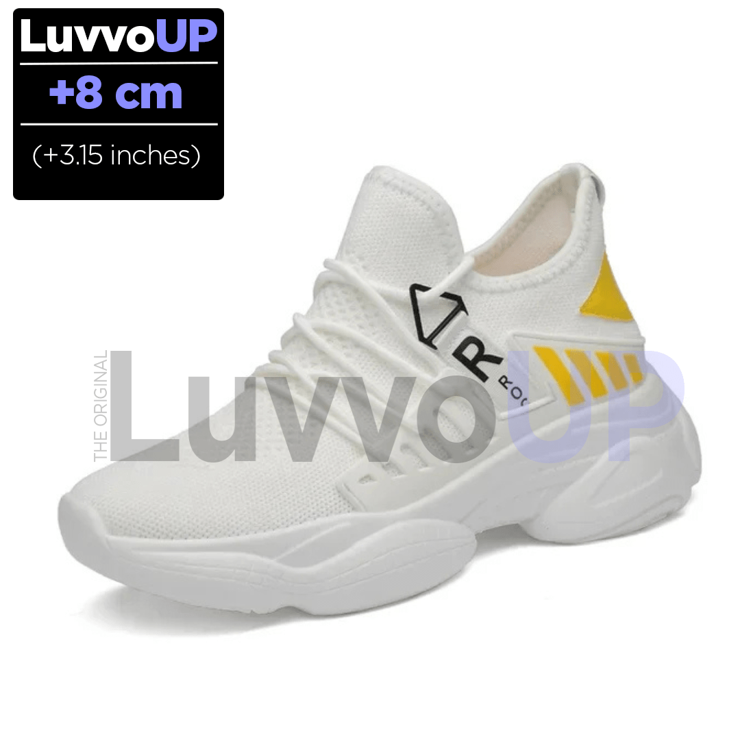 Get Luvvo Height-Increasing Shoes Yellow / (3.15 inches - 8 cm) / 5.5 LuvvoUP METRIK Height-Boosting Sport Shoes