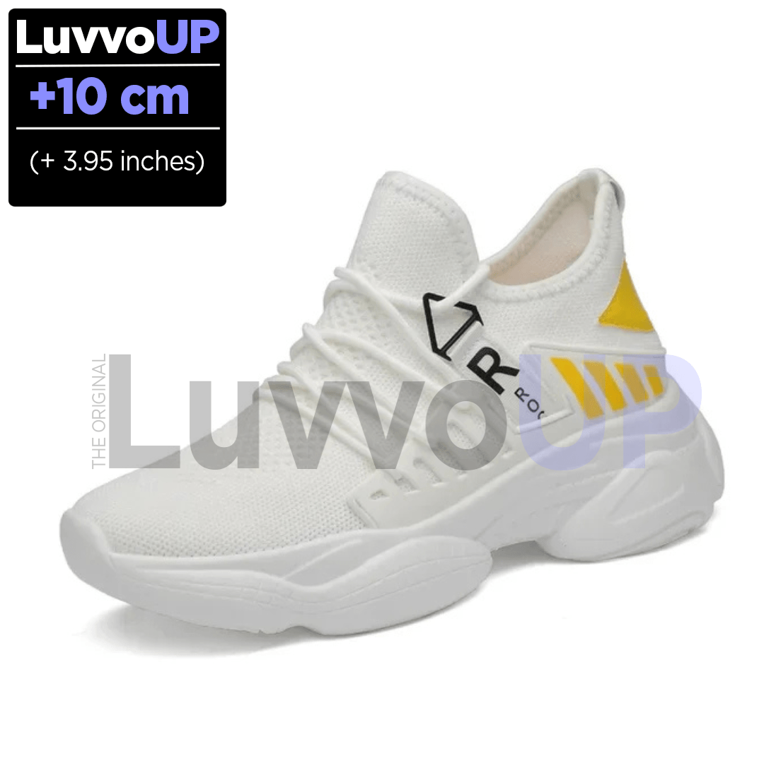 Get Luvvo Height-Increasing Shoes Yellow / (3.95 inches - 10 cm) / 5.5 LuvvoUP METRIK Height-Boosting Sport Shoes
