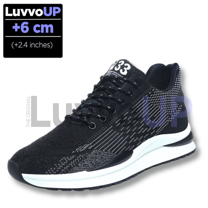 Get Luvvo Height-Increasing Shoes Black / (2.4 inches - 6 cm) / 5 LuvvoUP MAGNIVO Height-Boosting Sport Shoes