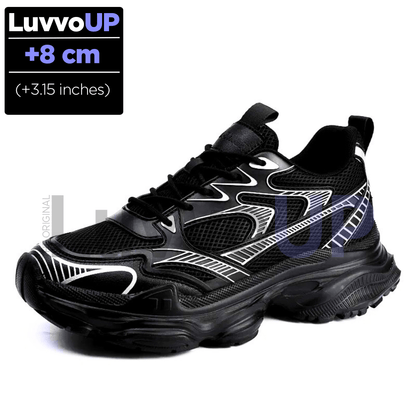 Get Luvvo Height-Increasing Shoes Black / (3.15 inches - 8 cm) / 5.5 LuvvoUP SKYLEV Height-Boosting Sport Shoes