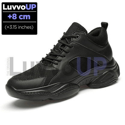 Get Luvvo Height-Increasing Shoes Black / (3.15 inches - 8 cm) / 5 LuvvoUP RISEEK Height-Boosting Sport Shoes