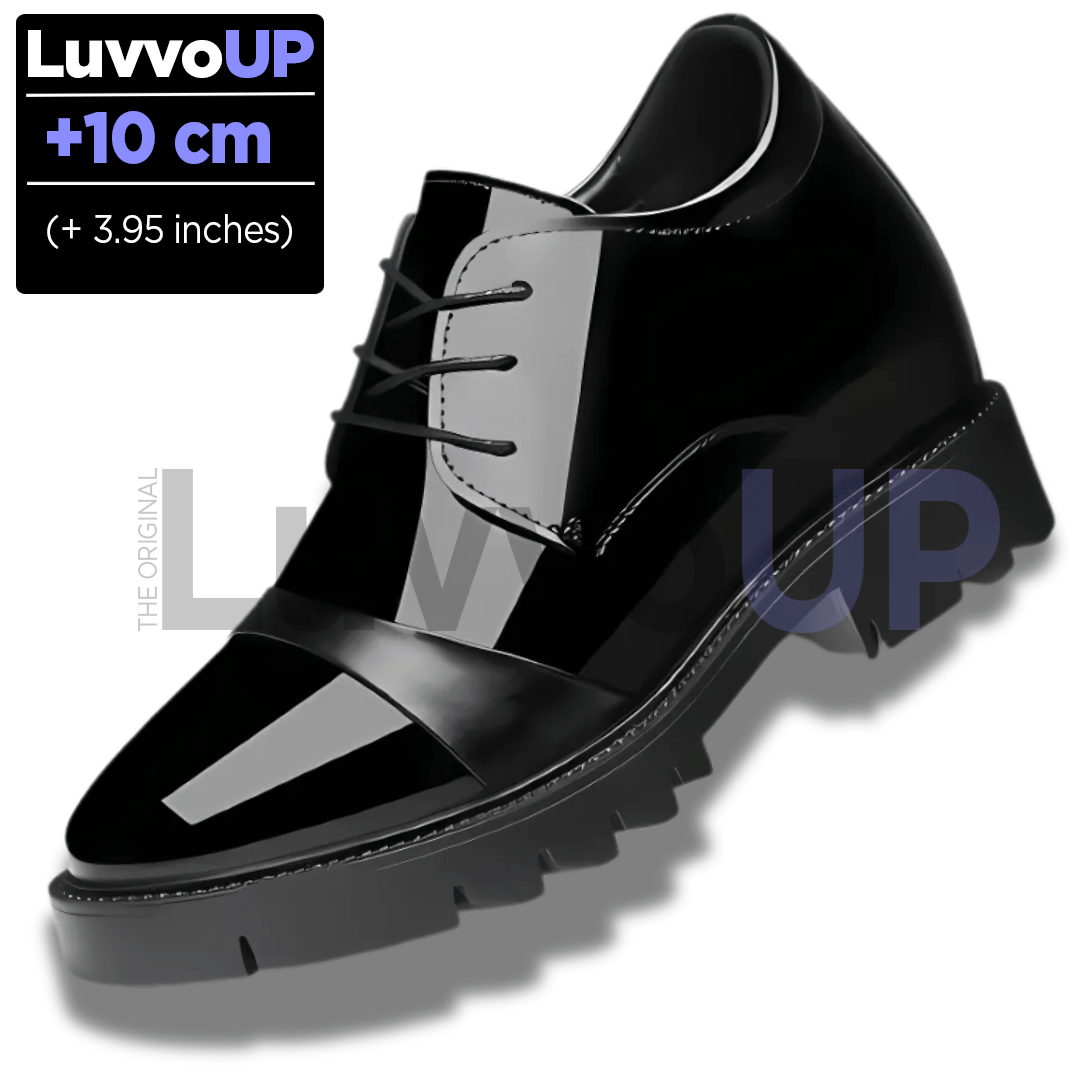 Get Luvvo Height-Increasing Shoes Black / (3.95 inches - 10 cm) / 5.5 LuvvoUP ROYAL Formal Height-Boosting Shoes